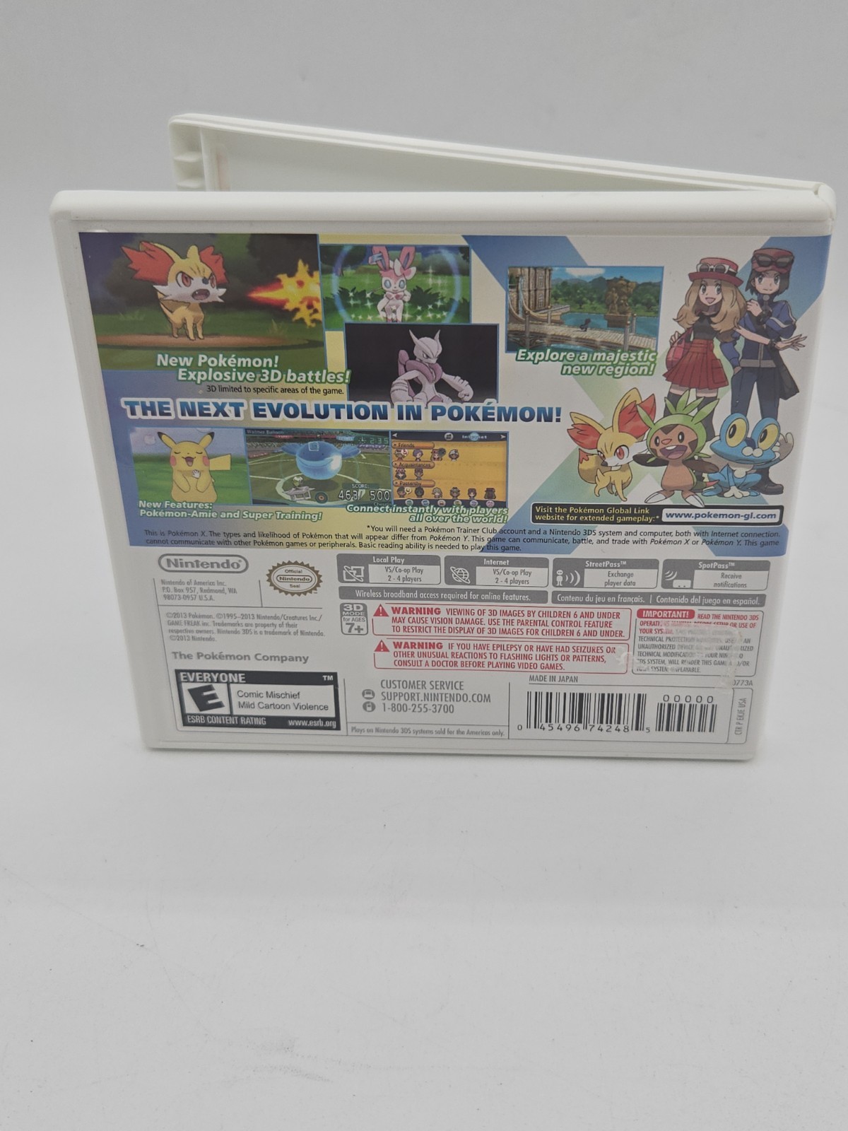 Pokemon X (Nintendo 3DS, 2013)