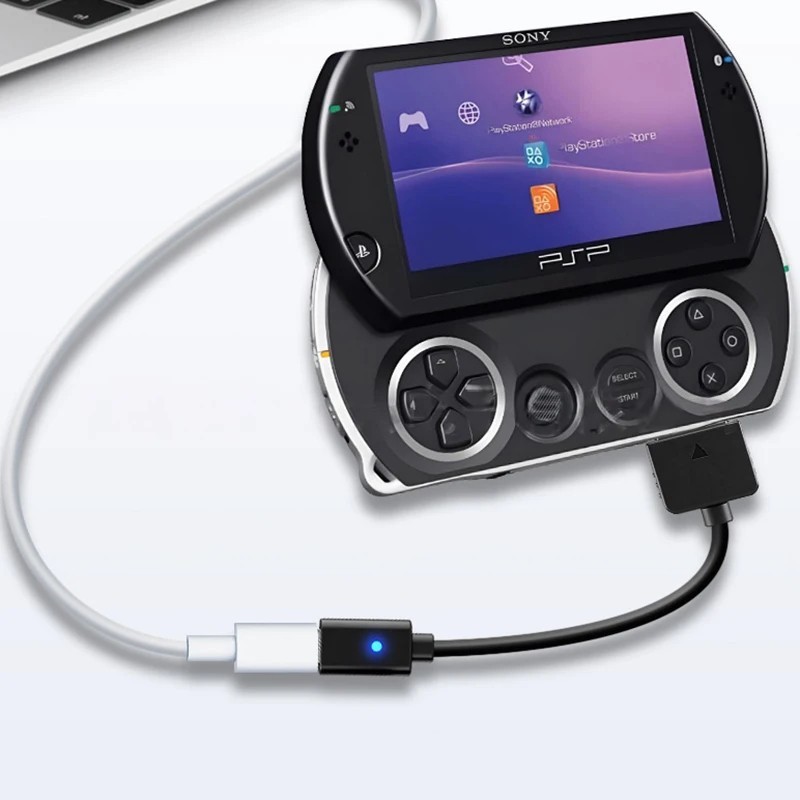 Type C to PSP Go Charging Cable USB Adapter Power Data Cord Sony PSP Go