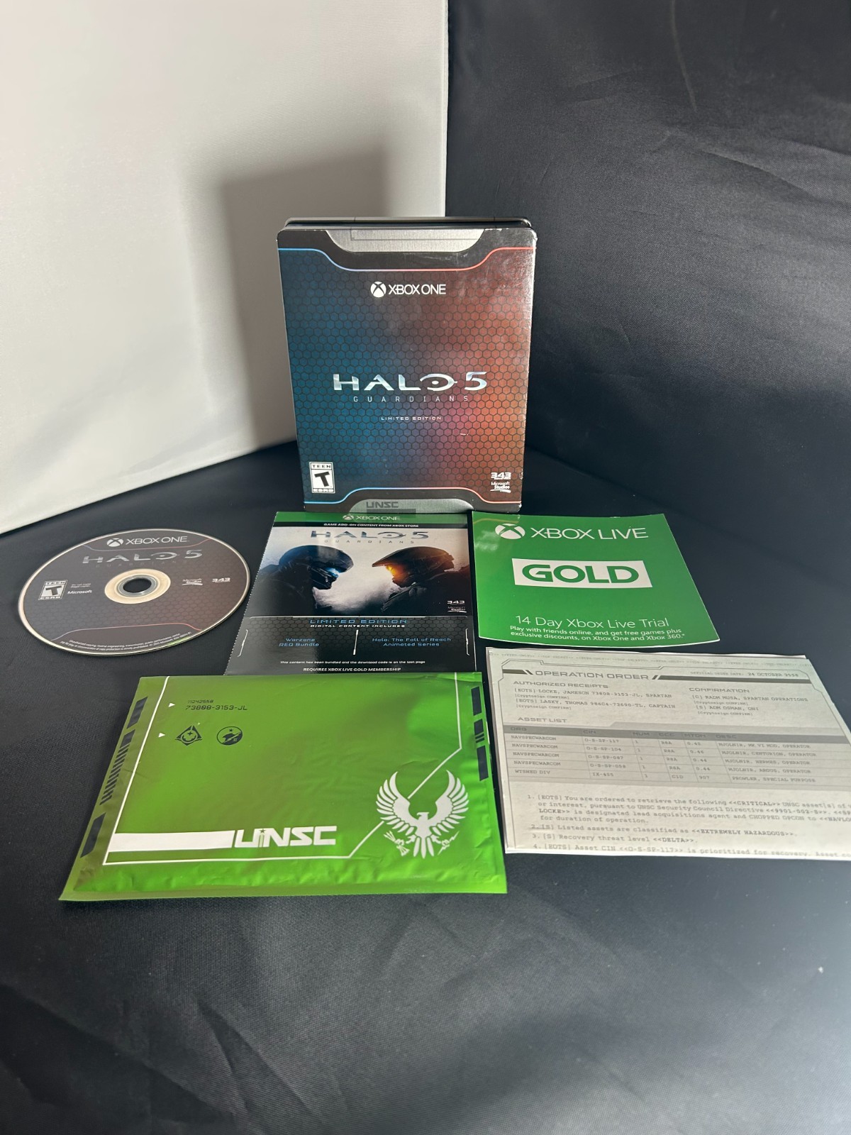 Halo 5 Guardians Xbox One – Limited Edition Game and Case CIB