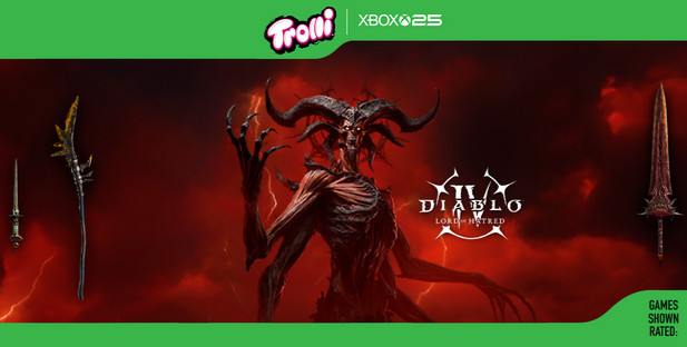 Diablo 4 Lord of Hatred Weapon Transmog Set from Trolli 2026 Promo | IN HAND