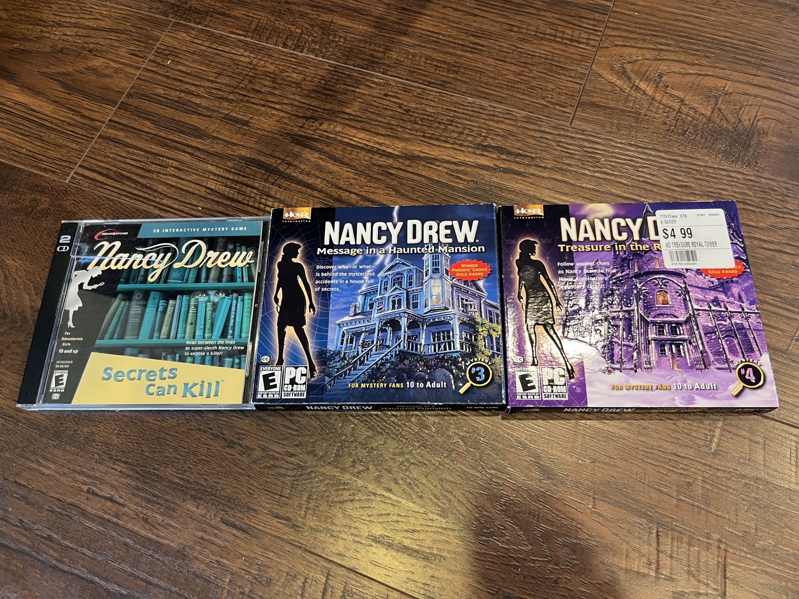 Lot of 3 Her Interactive Nancy Drew PC Games #1, #3, #4