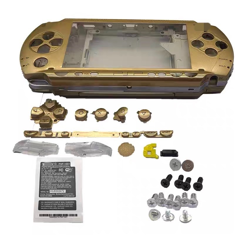 Replacement Full Housing Shell Faceplate Case for Sony PSP 1000 With Buttons Set