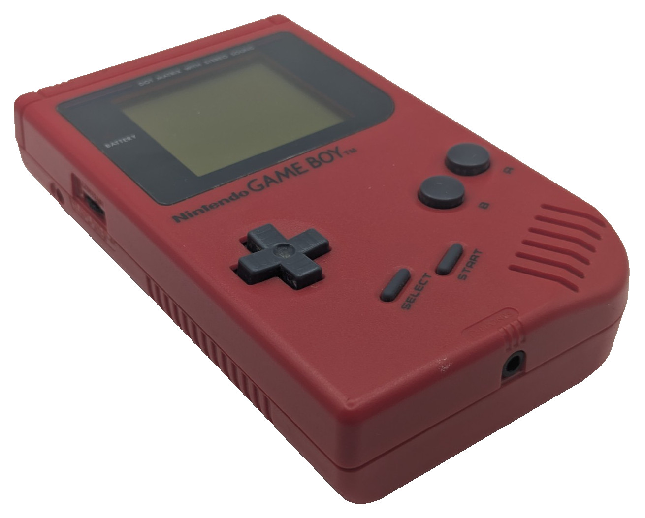 Nintendo Game Boy DMG-01 | Red “Play It Loud!” Original Console – Powers On