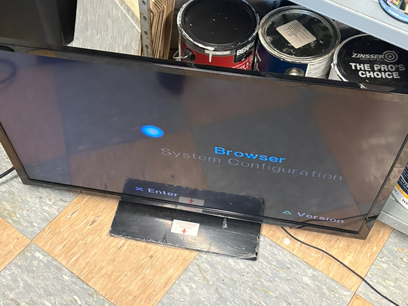 PS2 SCPH-77001 Black Slim Console Only – FOR PARTS REPAIR Powers On