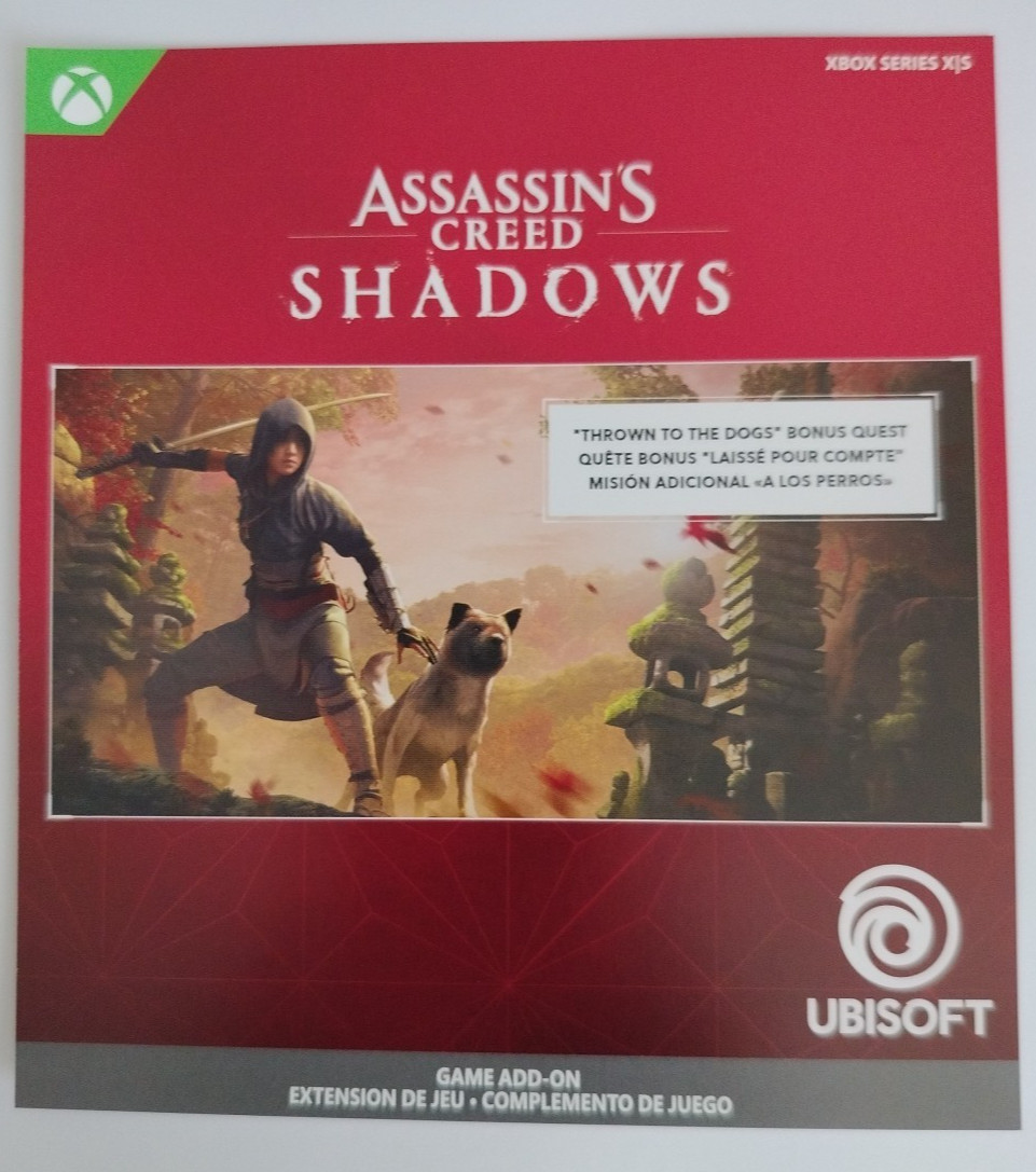 Assassin’s Creed Shadows Thrown to the dogs Add-on Quest Xbox Series X S DLC