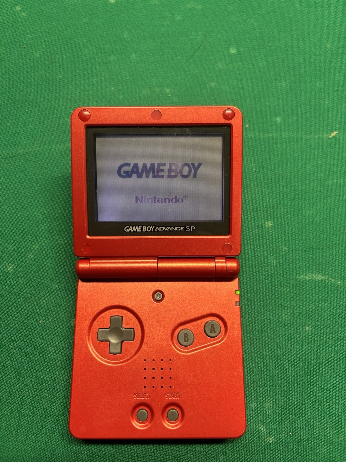 Nintendo Game Boy Advance SP AGS-001 Red Handheld Console