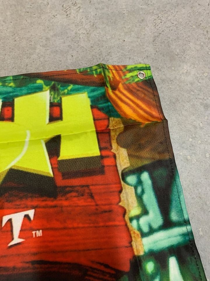 Crash Bandicoot Custom Wall Flag Banner Tapestry 3 x 3 Ft, PS1