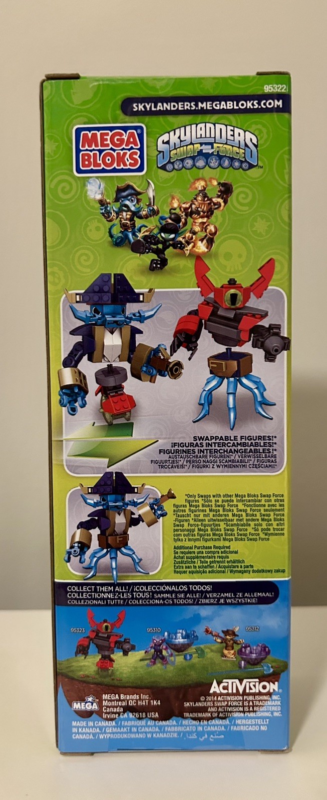 Skylanders – Swap Force – MEGA BLOKS – Wash Buckler 🐙 Rare – BNIFSP