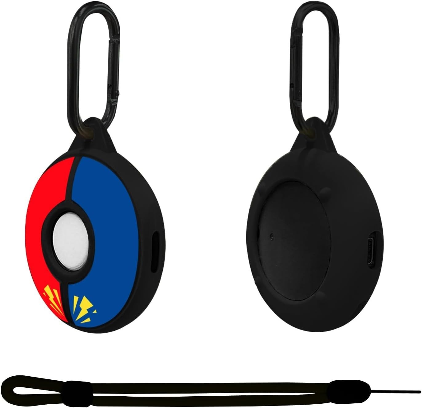 Ergonomic Black Silicone Case for Poke GO Plus+ 2023 – Washable & Portable