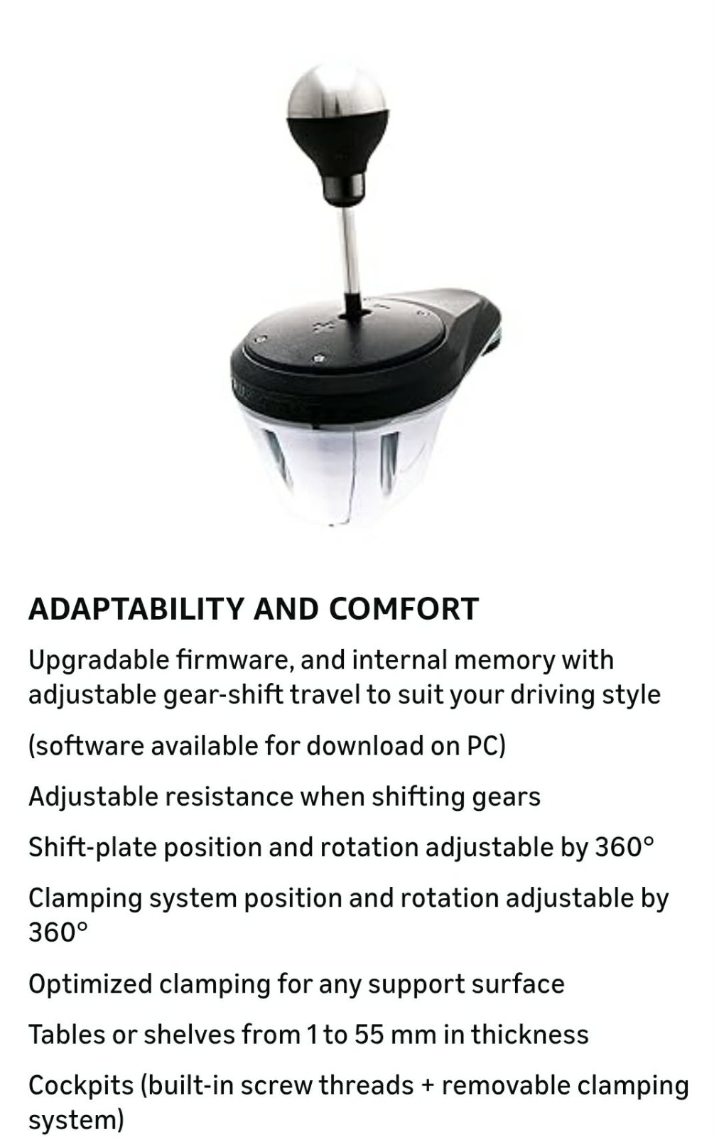 Thrustmaster Add On Shifter TH8A
