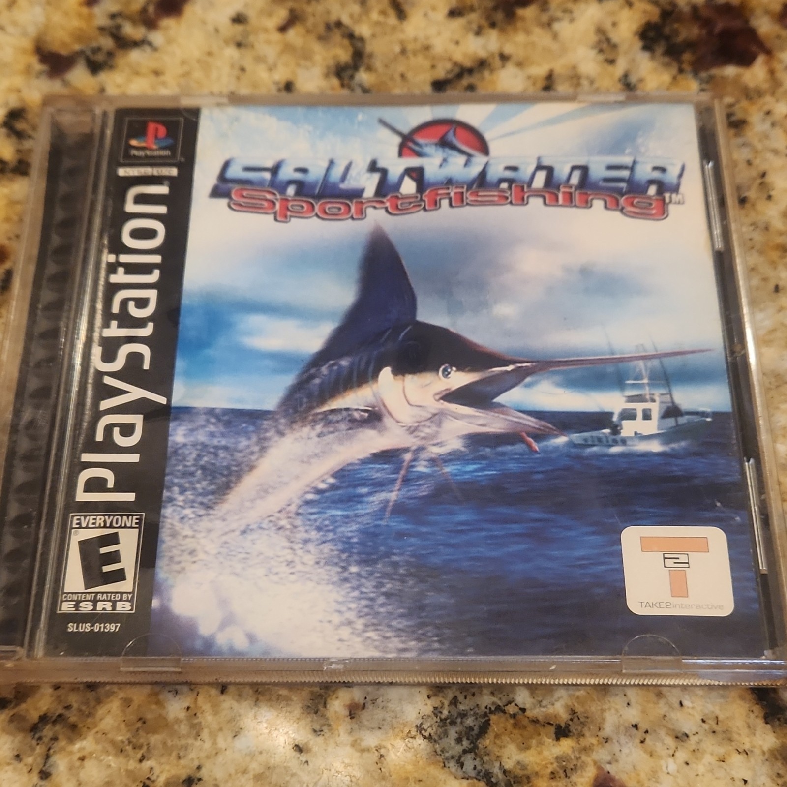 Take 2 Interactive Saltwater Sportfishing PS1 Fishing Sports 1 Player NTSC-U/C