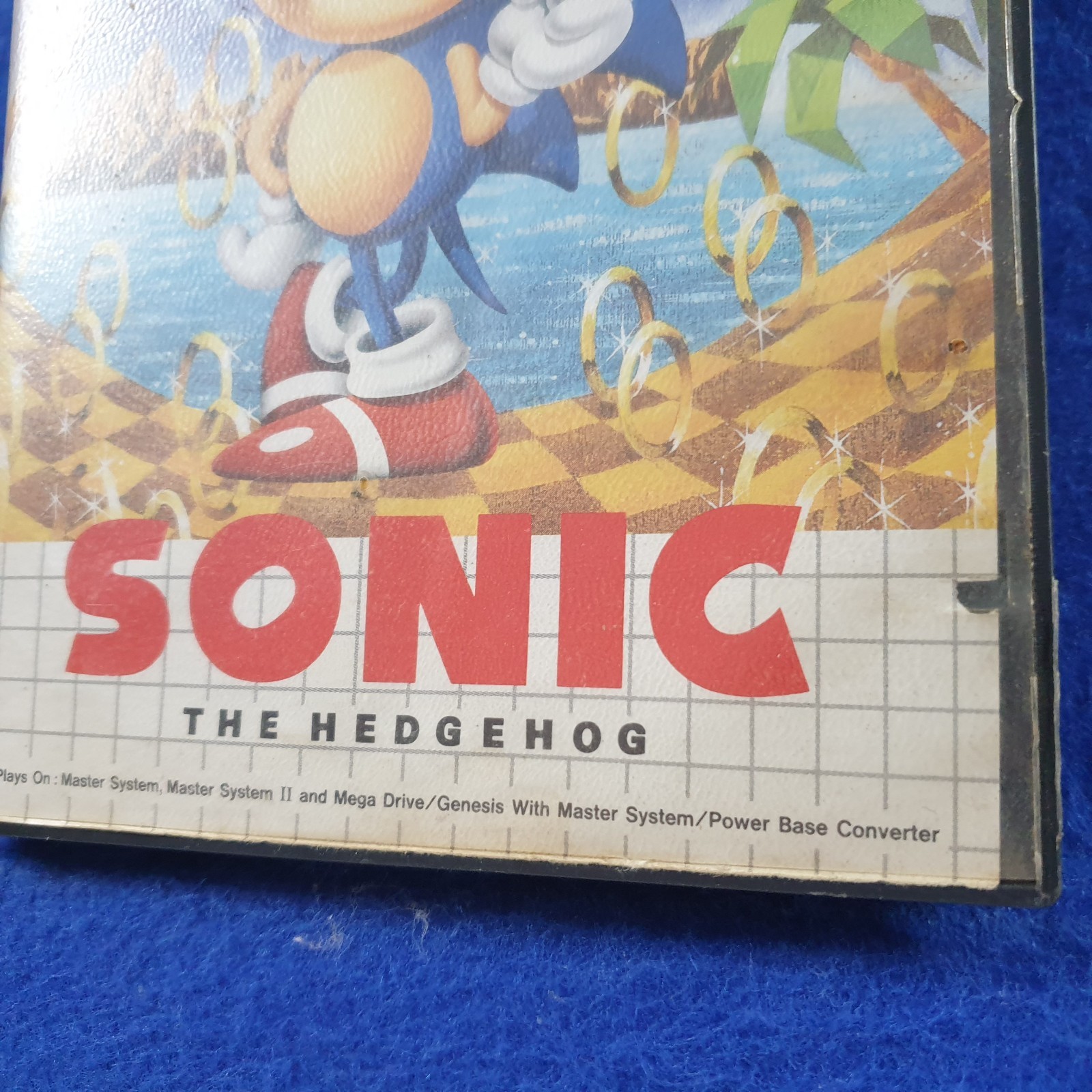 Master System SONIC THE HEDGEHOG *y Boxed & Manual PAL REGION FREE (Works in US)