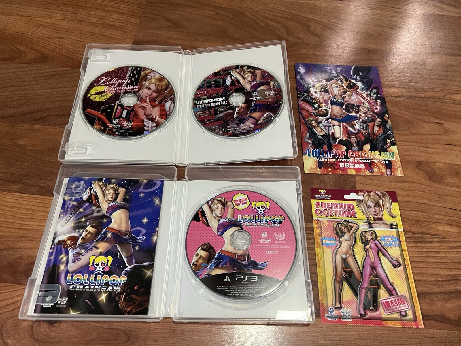 LOLLIPOP CHAINSAW VALENTINE EDITION PS3 PREMIUM BOX USA Seller