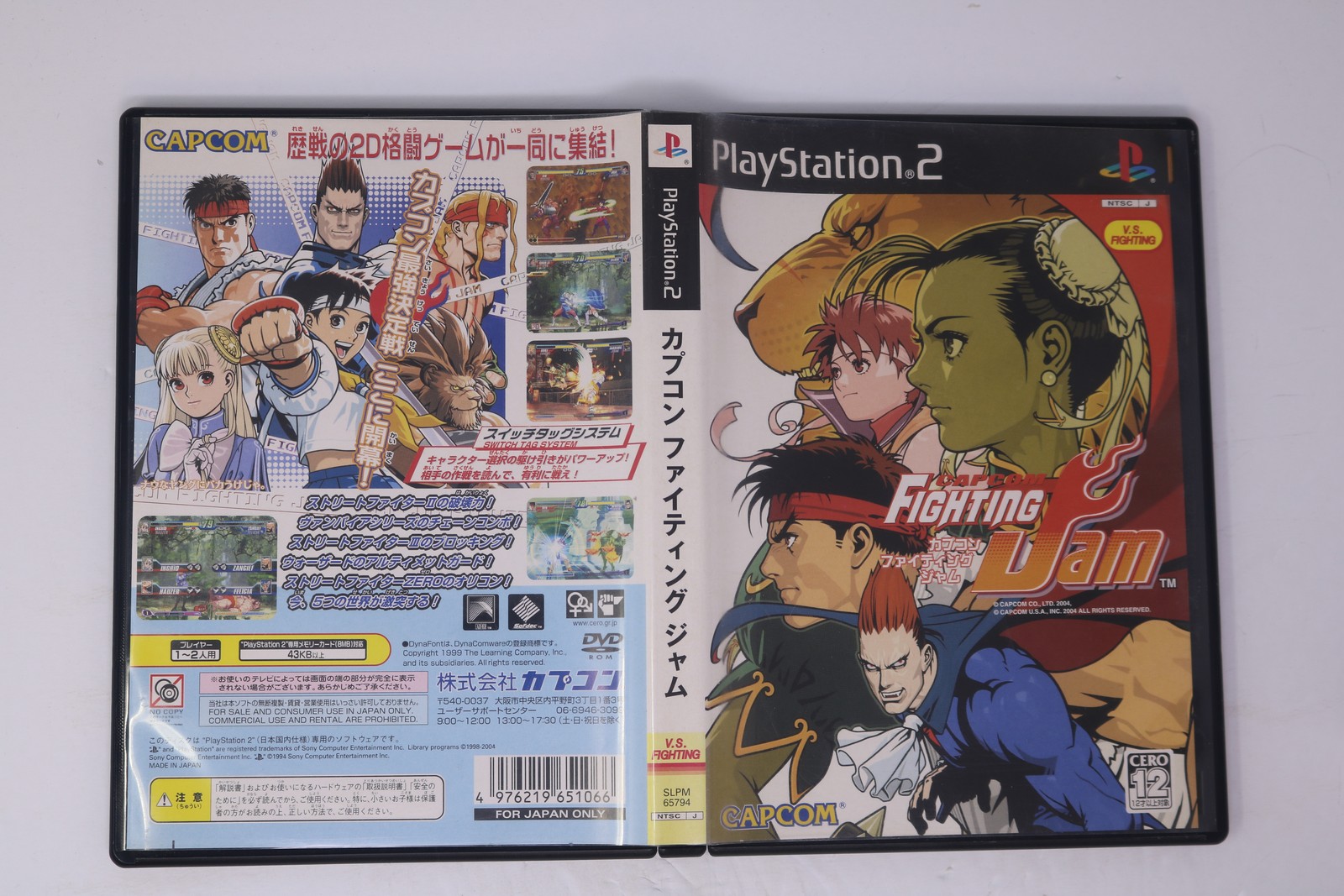 Capcom Fighting Jam PlayStation 2 JPN (Region Locked)