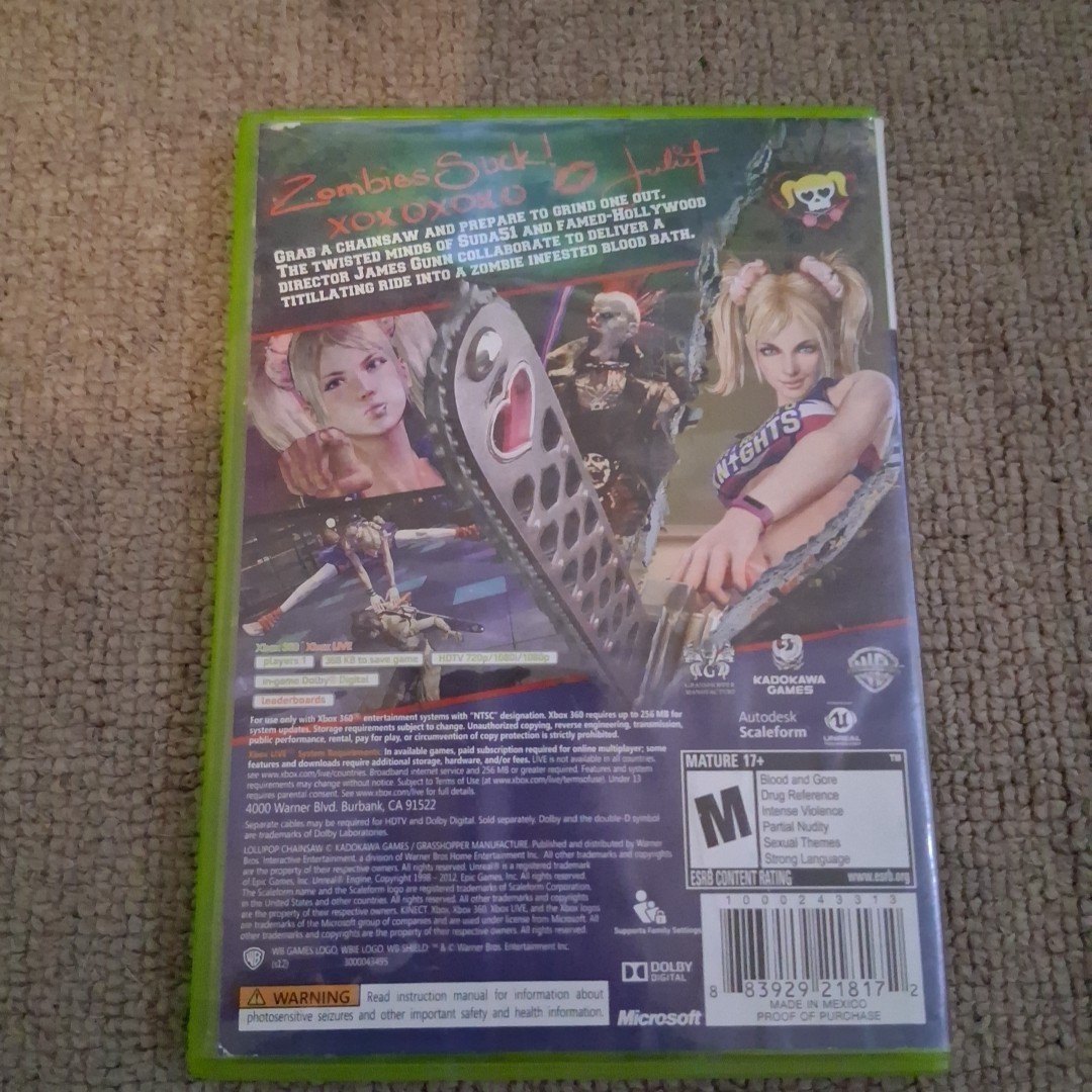 Lollipop Chainsaw Microsoft Xbox 360 (2012)