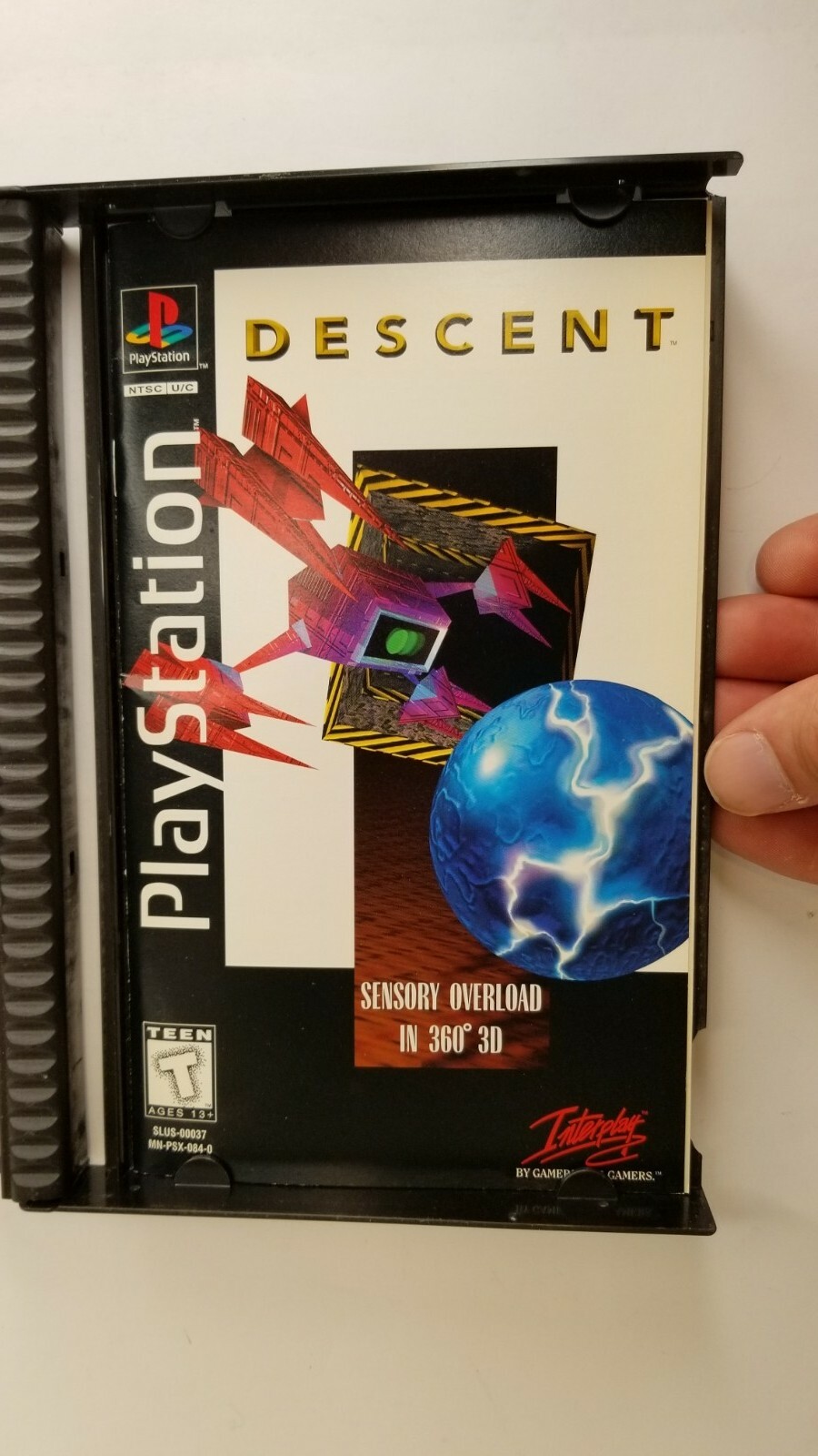 Descent PS1 Longbox 1996 Playstation Game Disc Only