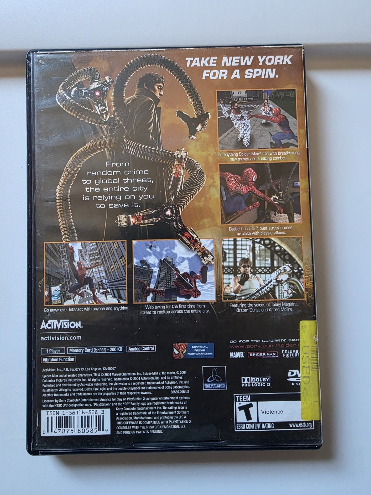 Spider-Man Trilogy 1 2 3 PS2 (Sony PlayStation 2, 2007) Complete CIB TESTED