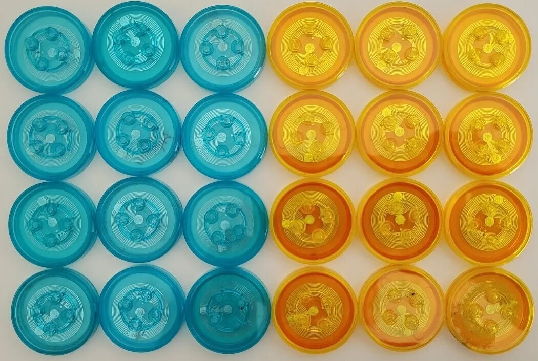 LEGO Dimensions Blue / Orange Disc Token Chips – You Choose! Xbox Wii PS