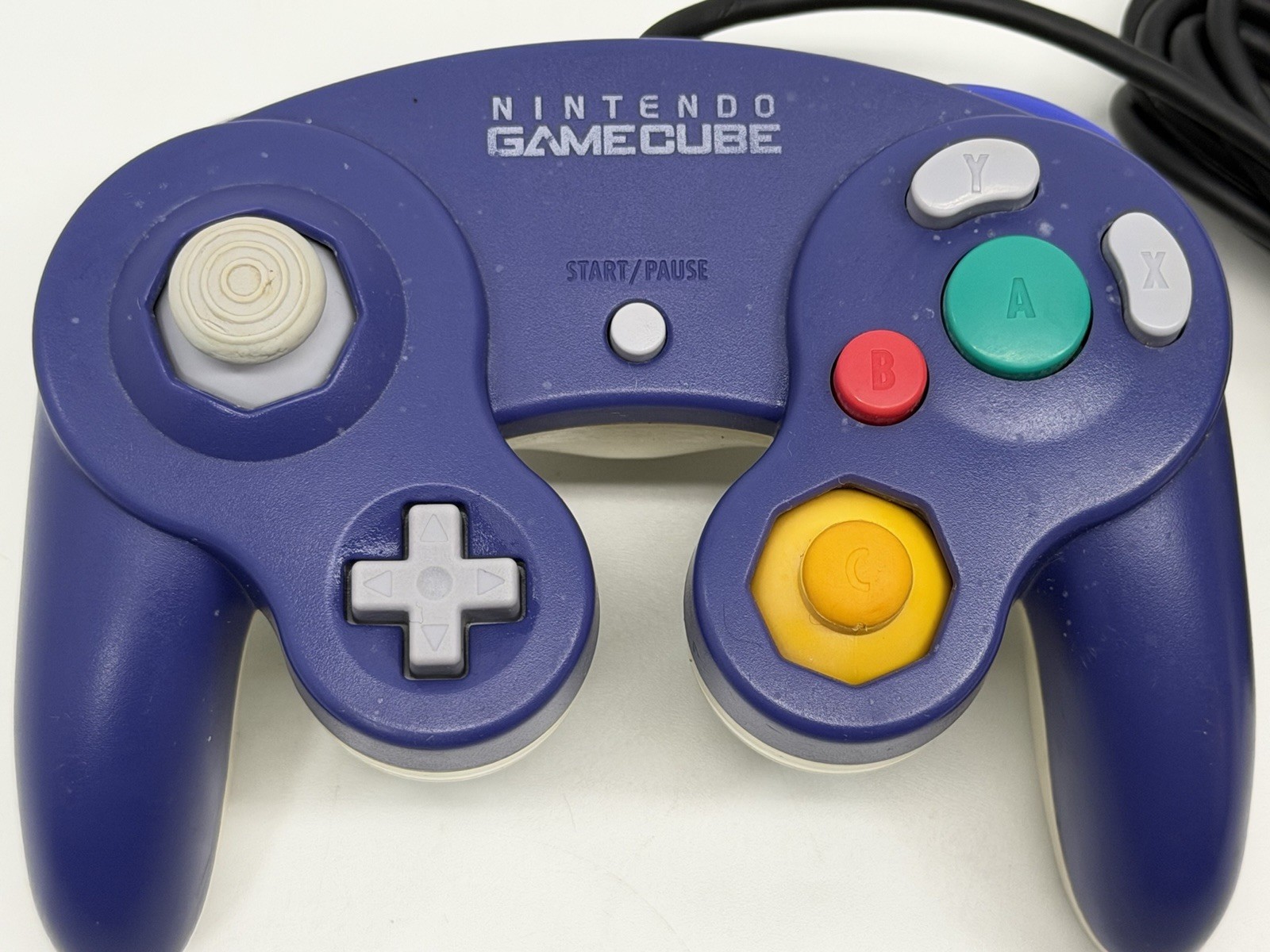 Nintendo GameCube Controller Purple Indigo/Clear OEM Original DOL-003