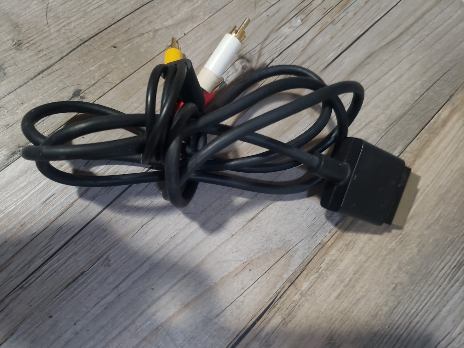 Microsoft Xbox 360 Composite Cable OEM 6 Ft untested