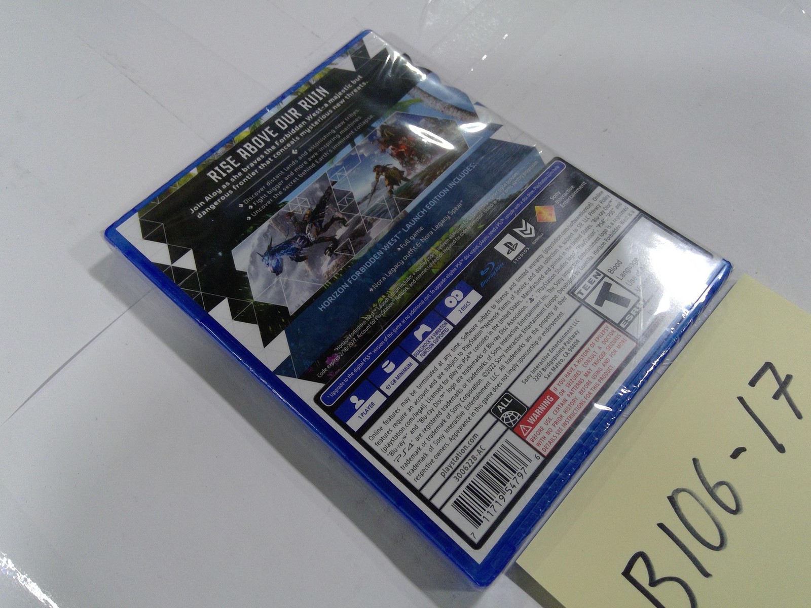 Horizon Forbidden West Launch Edition PS4 Video Game New Sealed Sony Teen RPG