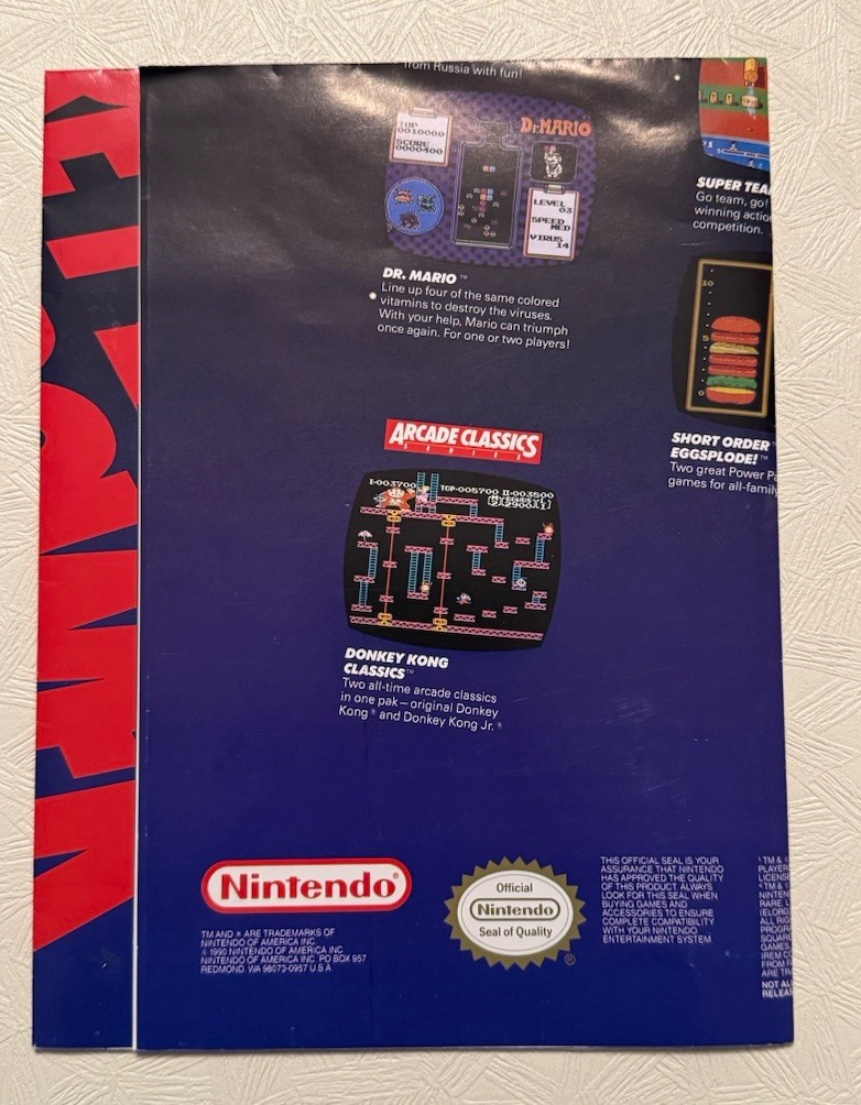Nintendo Entertainment System NES Control Deck Console CIB – *UNTESTED*