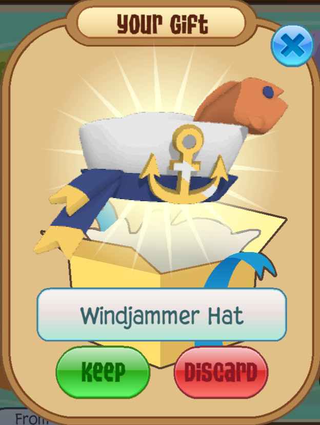 Animal Jam Classic AJC Promo Windjammer Hat (READ DESCRIPTION)