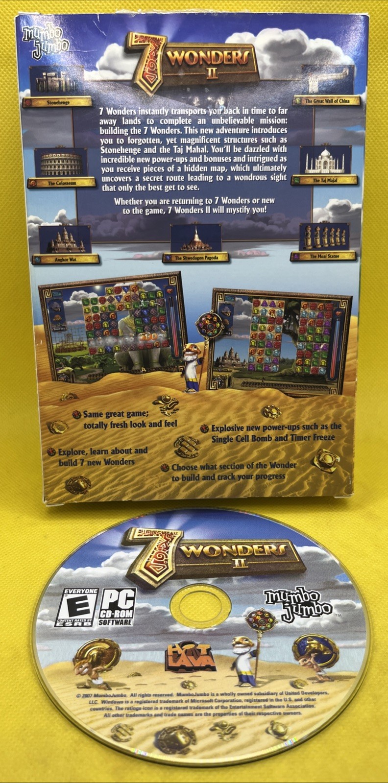 7 Wonders II (2) (Windows PC CD-ROM, 2007, Mumbo Jumbo, Boxed Jewel Case)