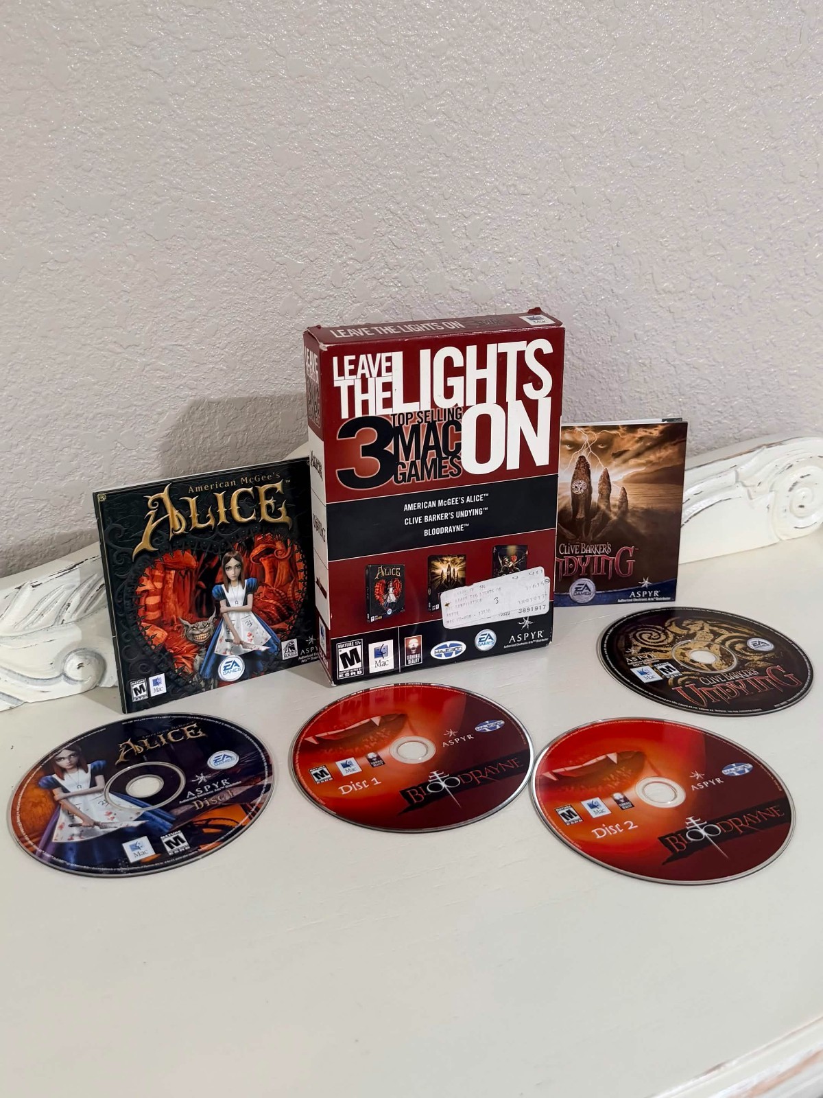 RARE Leave The Lights On Bundle (Alice, BloodRayne, Undying) – SMALL BOX – Mac