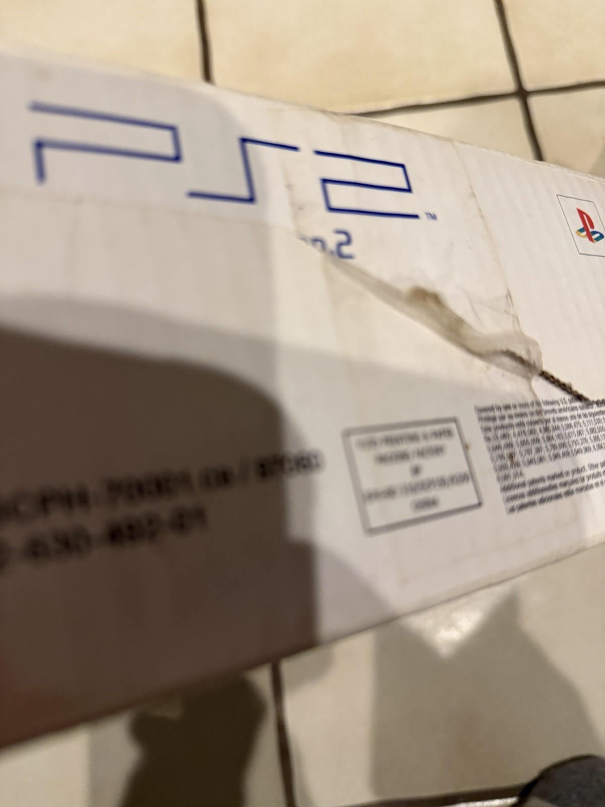 Sony PlayStation 2 PS2 Slim SCPH-70001 Box Only – No Insert OEM — READ