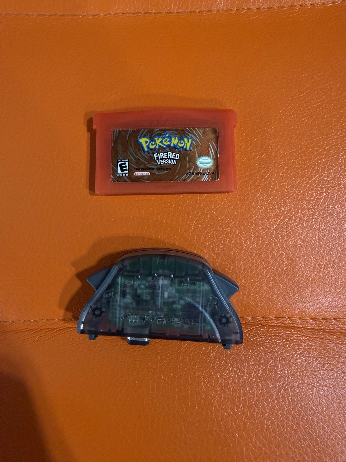 Pokémon Fire Red Wireless Adapter Bundle GBA CiB *Great Condition* All Inserts!