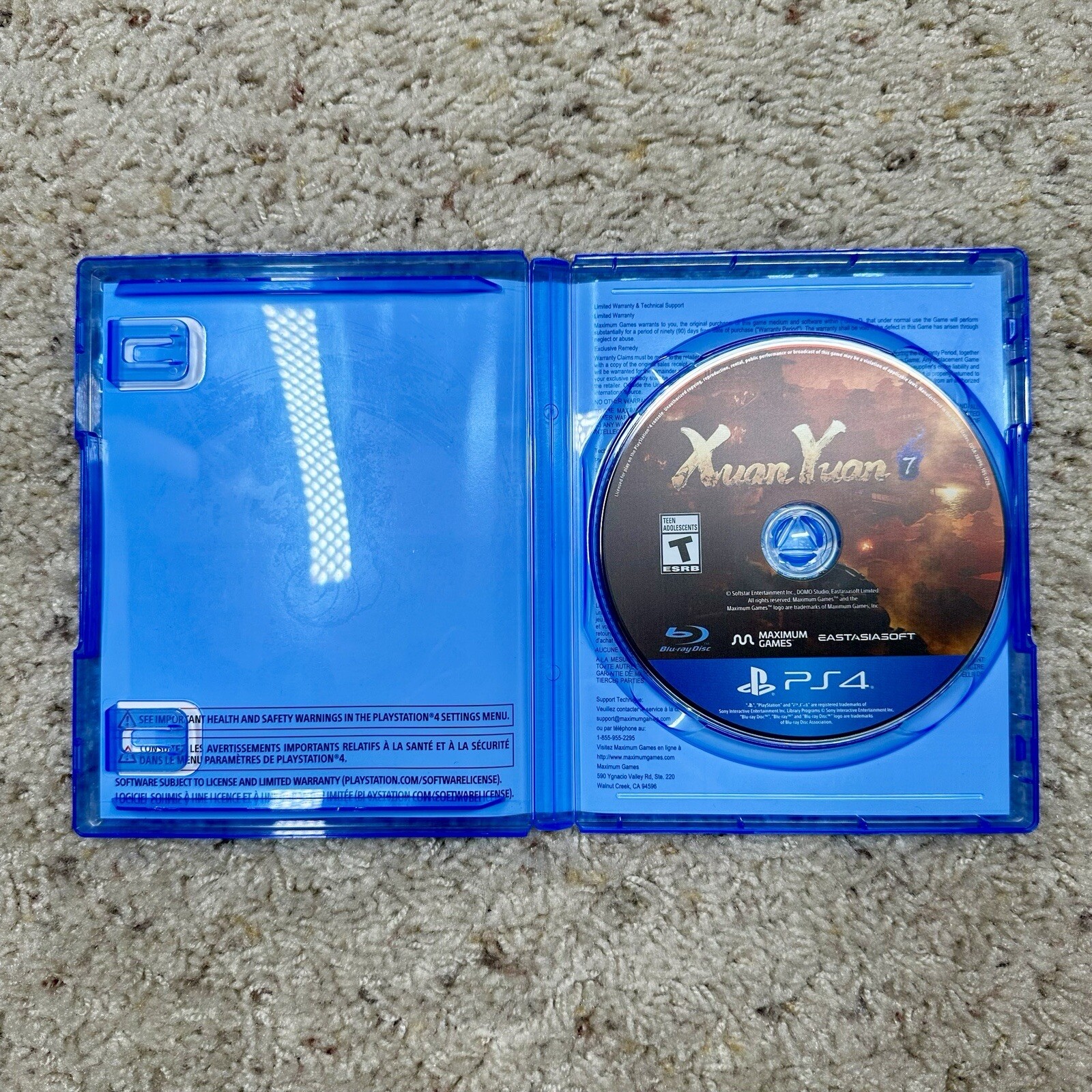 Xuan Yuan Sword 7 Playstation 4 PS4 PREOWNED COMPLETE CIB