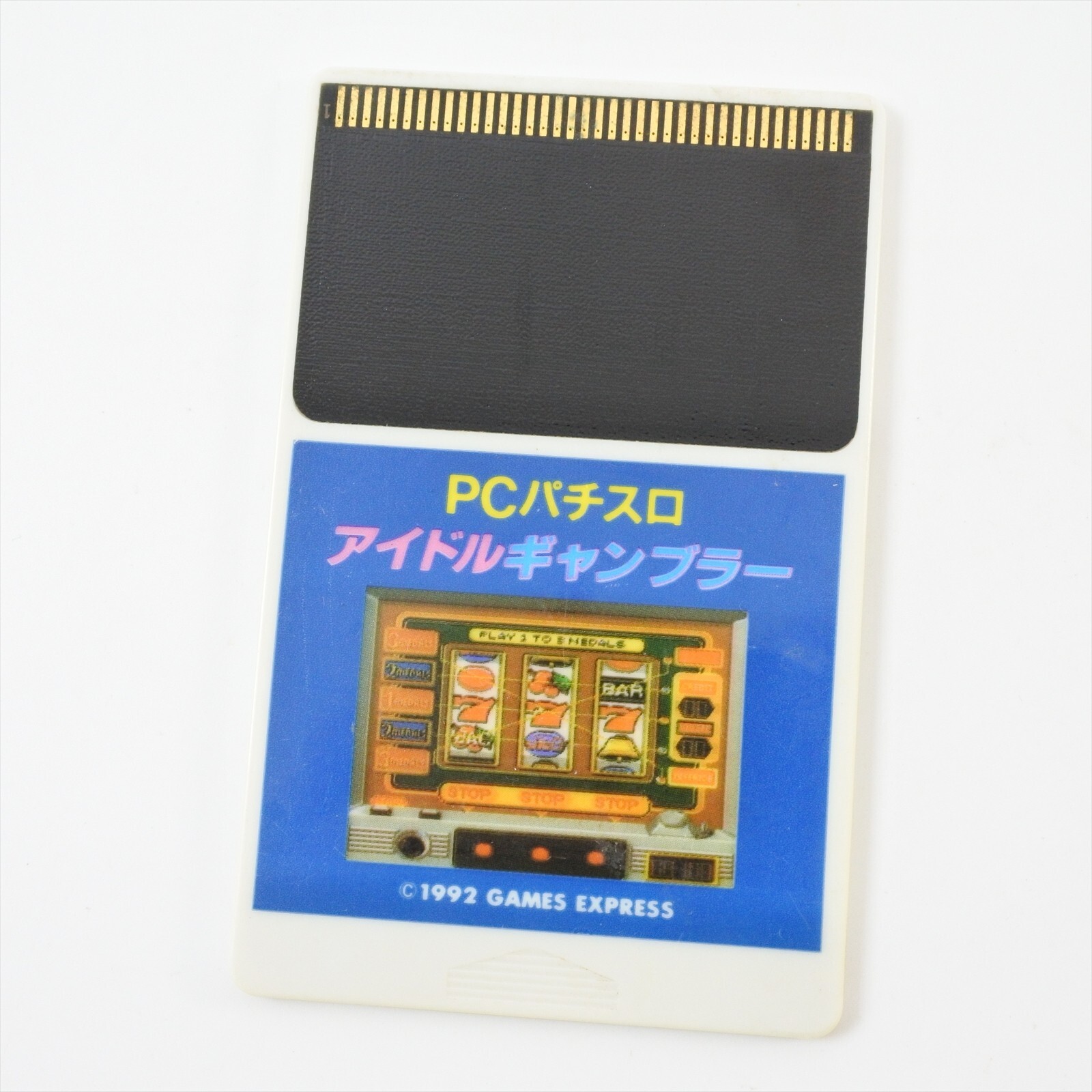 PC Engine Hu PACHI SLOT IDOL GAMBLER Game Express Card Only 2550 pe