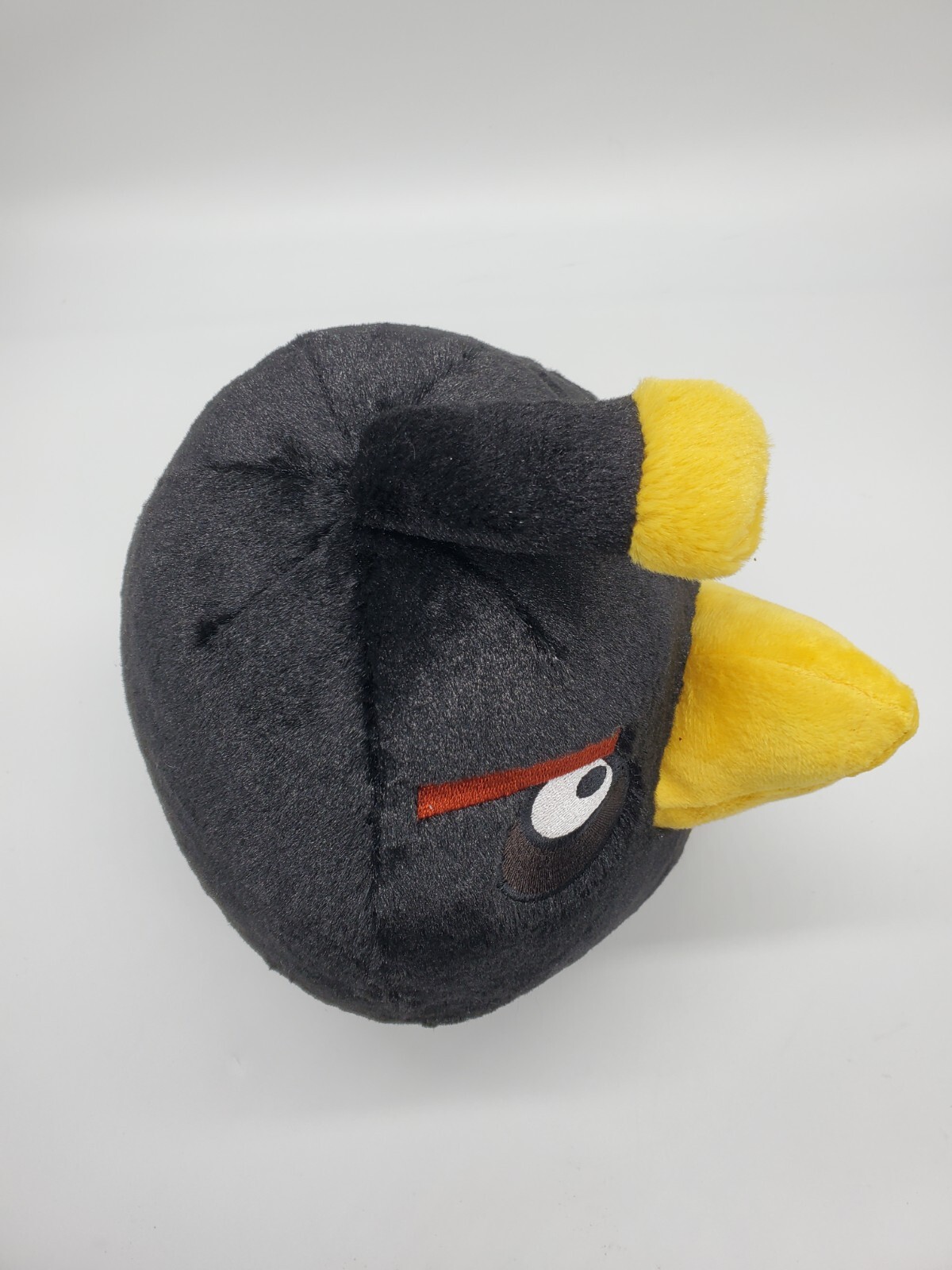 Angry Birds Plush Black Bomb Bird Toy Stuffed Animal 10” No Sound Super Soft