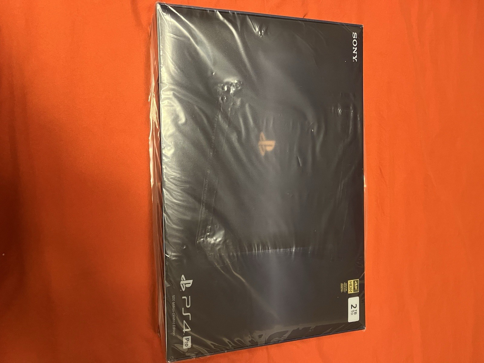 Unopened – rare Sony PS4 Pro 500 Million Limited Edition 2TB & Gold Headset