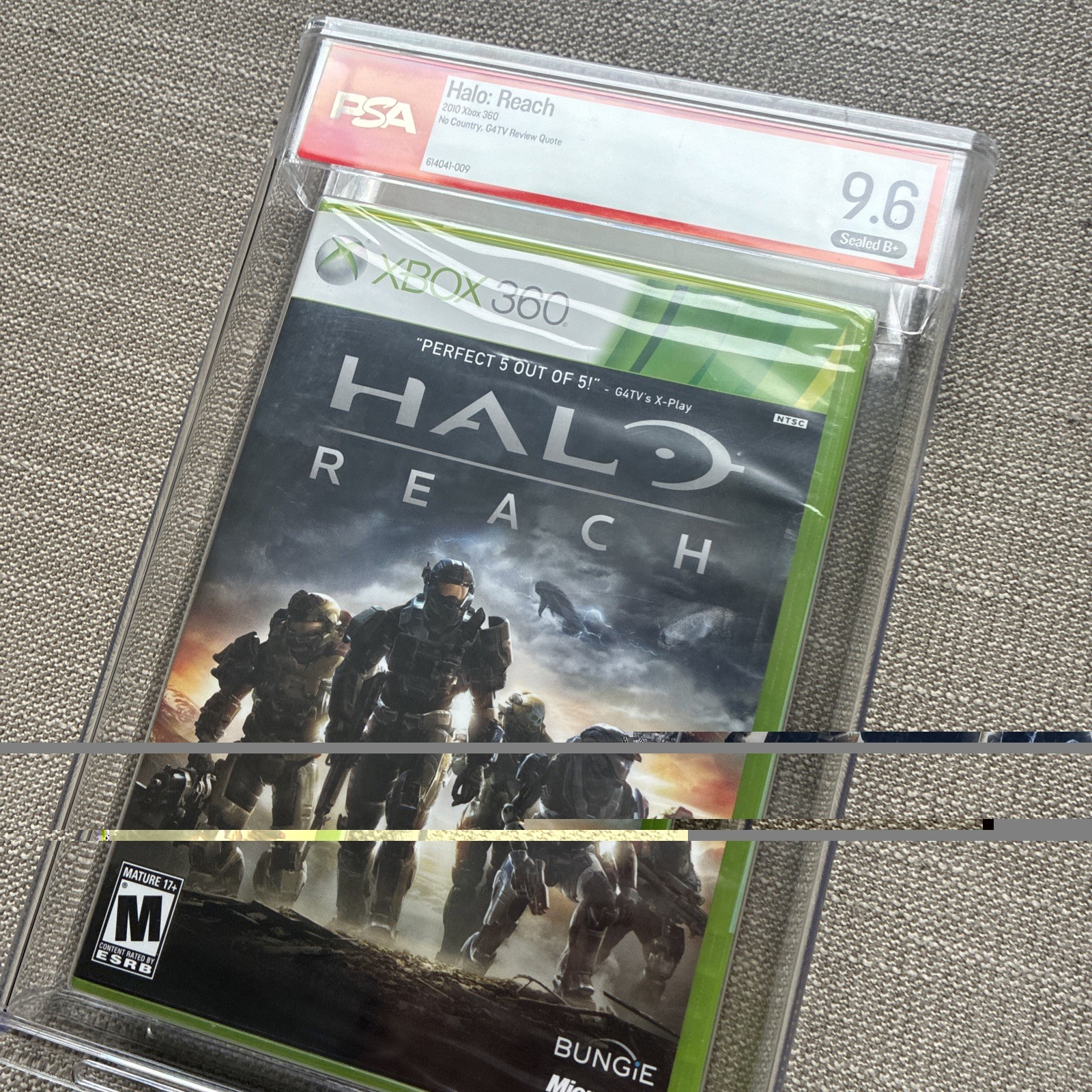 Halo: Reach • Graded PSA 9.6 B+ • Xbox 360