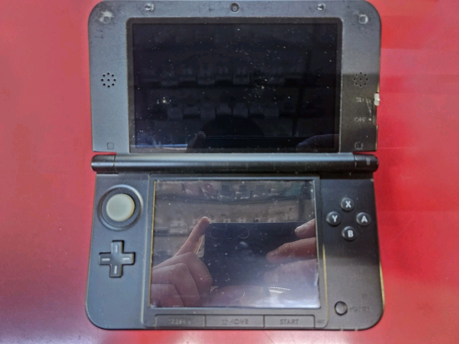 Nintendo 3DS LL Launch Edition Blue & Black Handheld CIB ( Read Description)