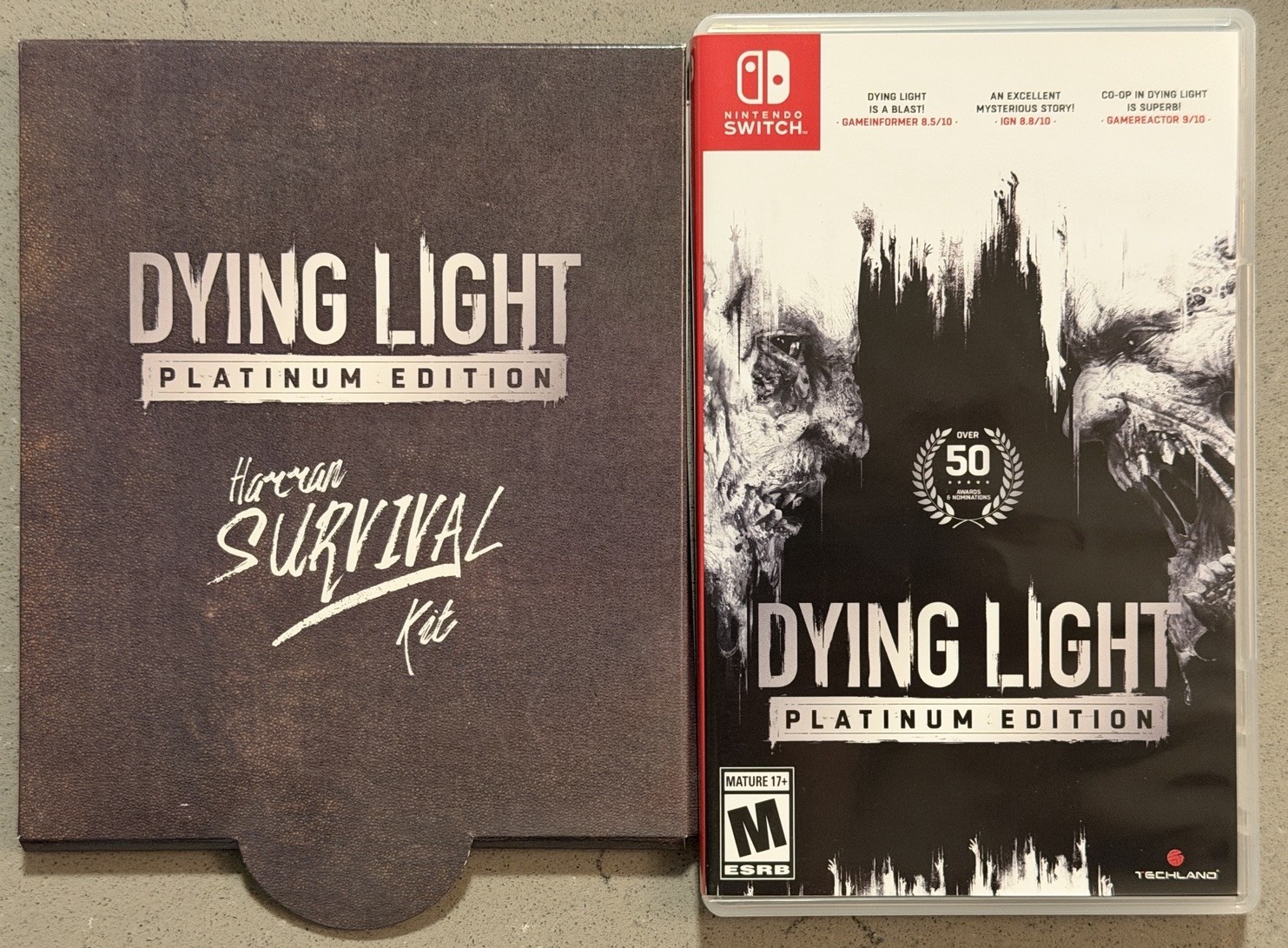 Dying Light Platinum Edition (Nintendo Switch, 2021) – W/ Map, Guide, Stickers