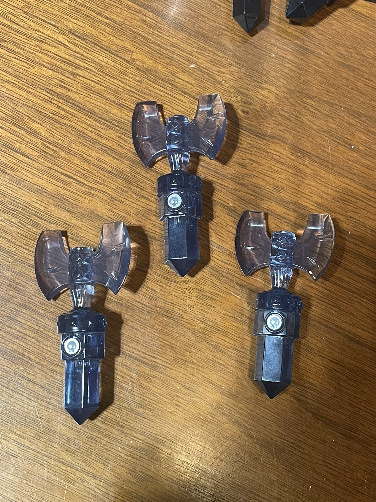 Lot of 3 Skylanders Trap Team Undead Axe Haunted Hatchet Crystal Figure Dark