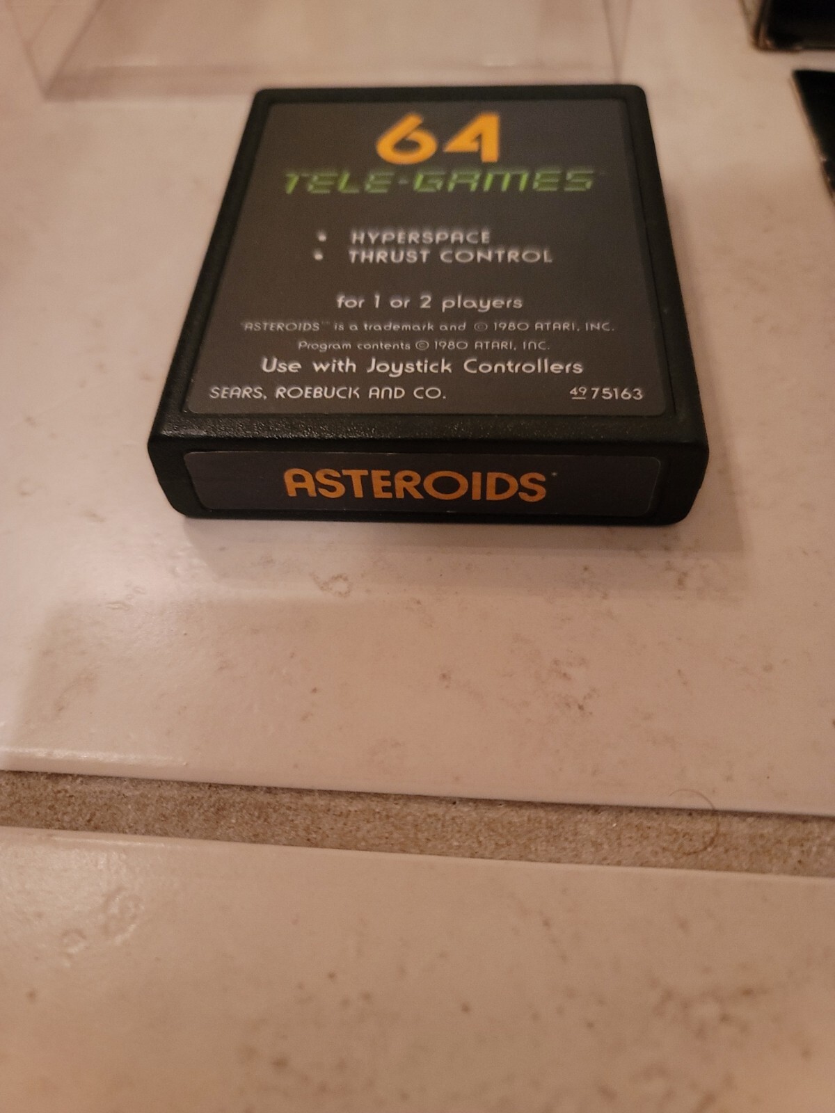 Asteroids Atari 2600 VCS Sears Tele-Games 1981 CIB Complete in Box RARE! NICE