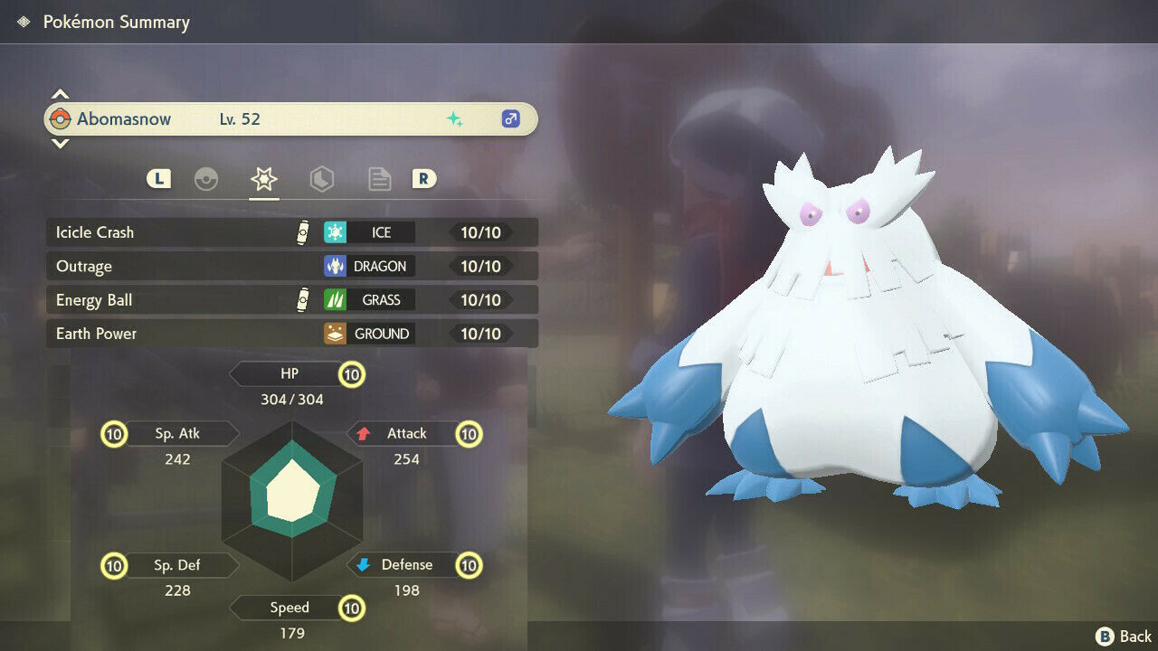 Alpha Abomasnow 🌟Shiny🌟 Normal 6IV Max Effort – Pokemon Legends Arceus