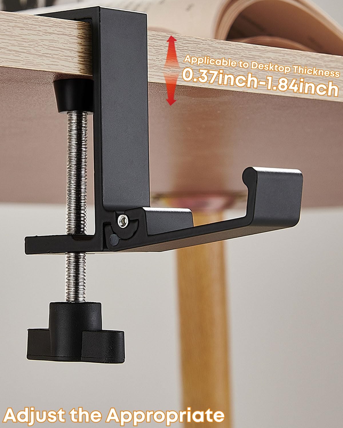 Headphone Stand for Desk, Aluminum Alloy Foldable Headphone Holder Headset S…