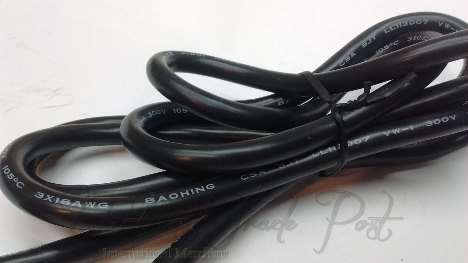 6ft Notched Plug 3 Pin AC Power Cord for XBox 360 Brick X803538-004 w/ Notch