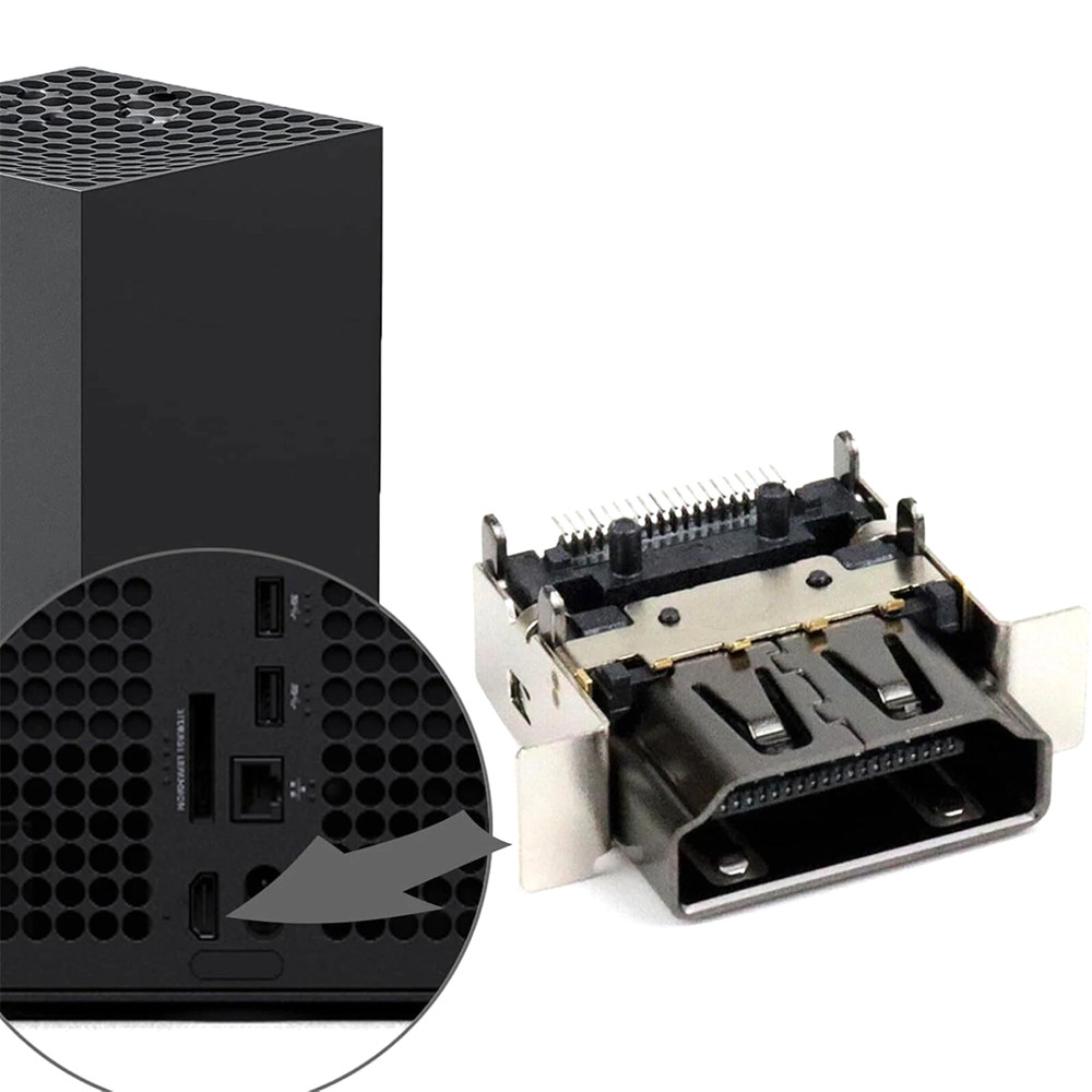 OEM HDMI Port Socket Dock Connector Replacement For Xbox Series X Game Console