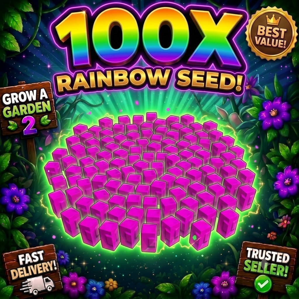 GAG2/Grow A Garden 2 |CHEAP RAINBOW SEED – DIGITAL DELIVERY | ROBLOX