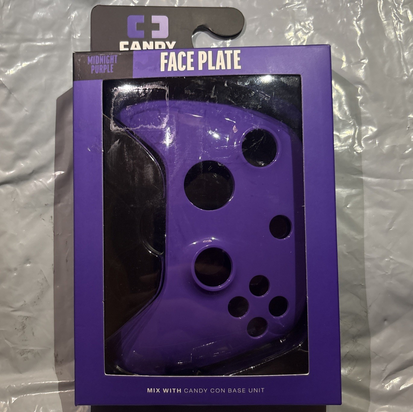 Candy Con FACE PLATE Controller COVER Midnight Purple. Magnetic Interchangeable