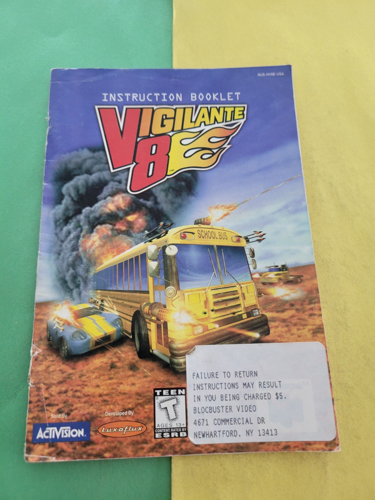 Vigilante 8 | Nintendo 64 | Manual