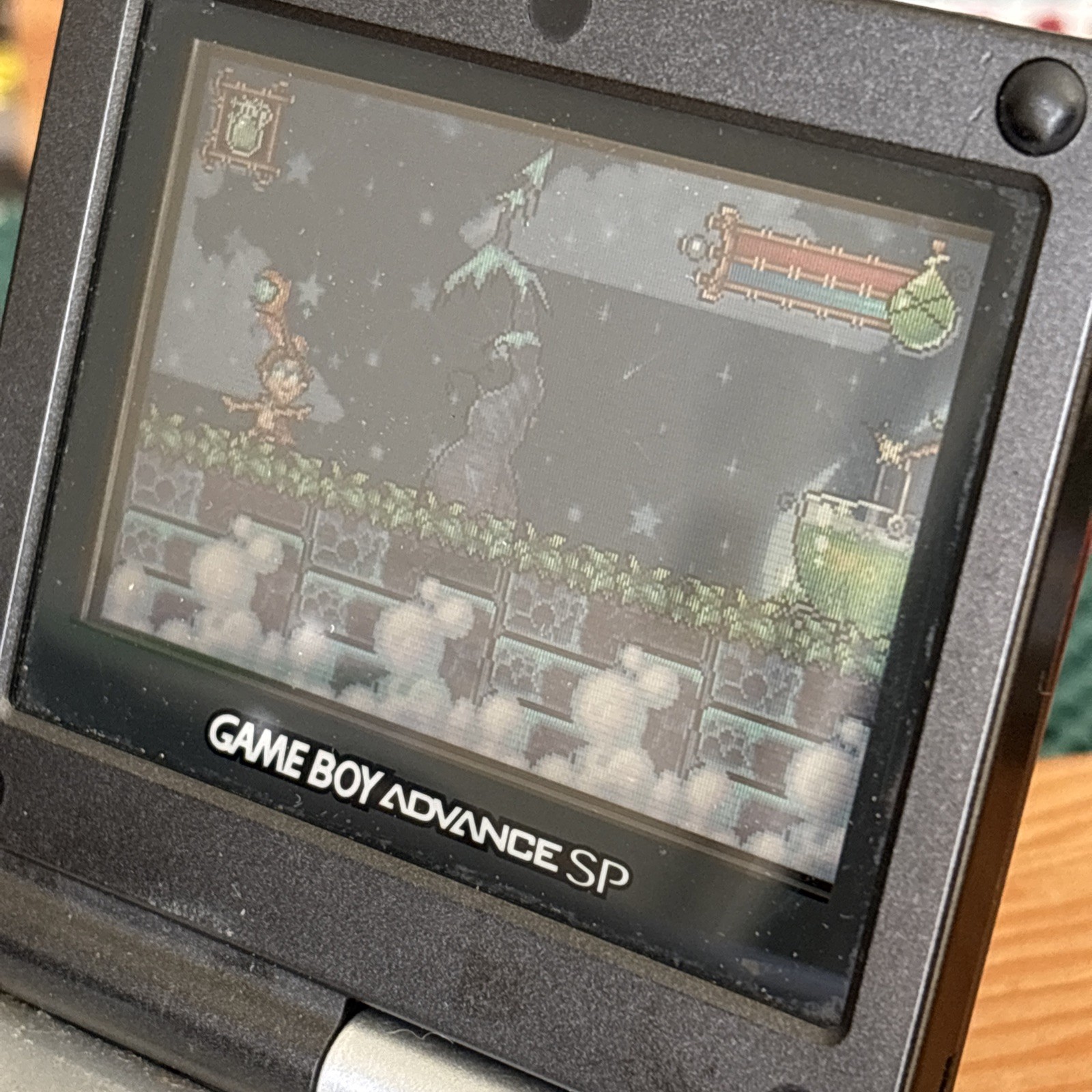 Nintendo Game Boy Advance SP Handheld System – Silver & Black NEW BATTERY