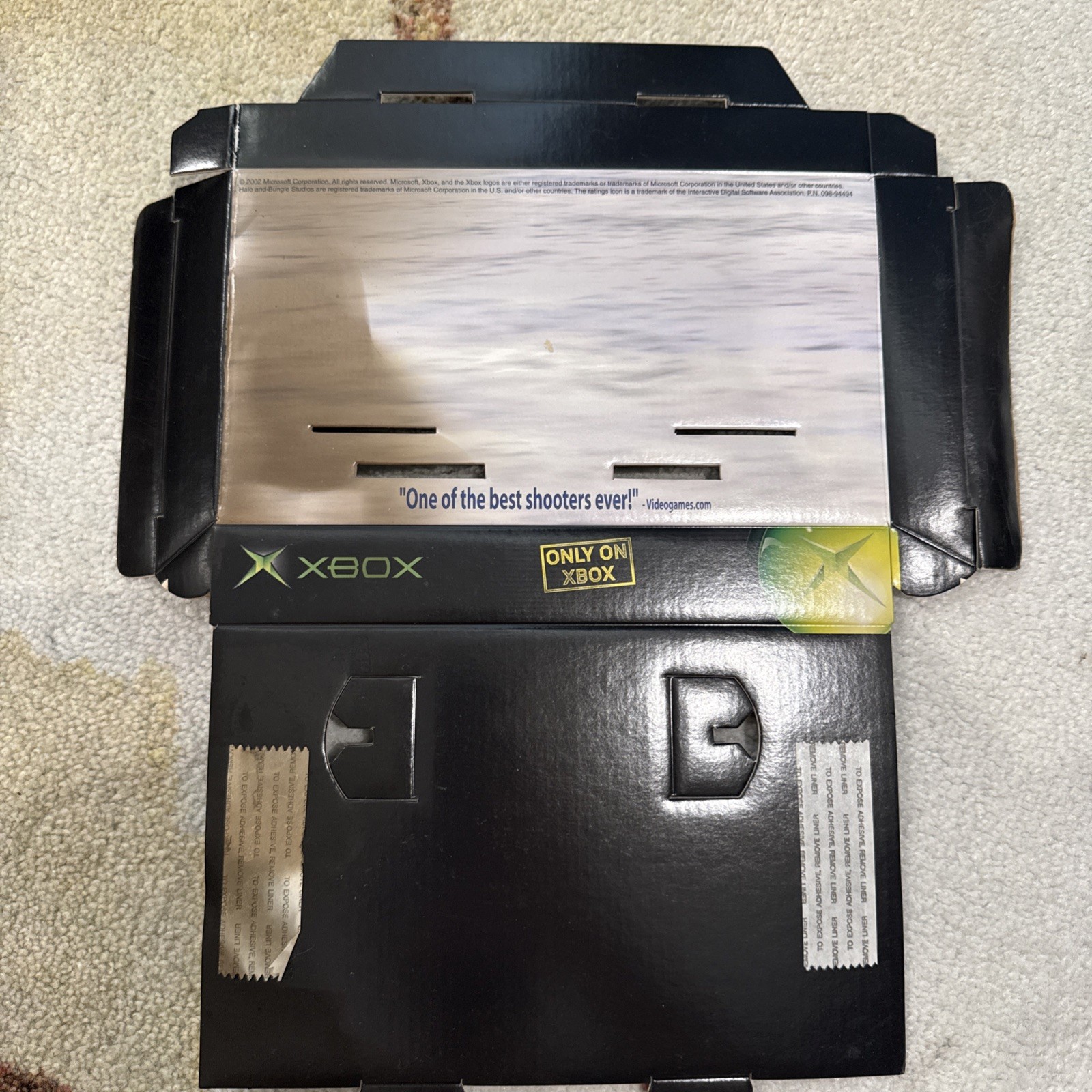 Halo Combat Evolved GameStop Retail Store Standee- Unfolded But Smoke Damage