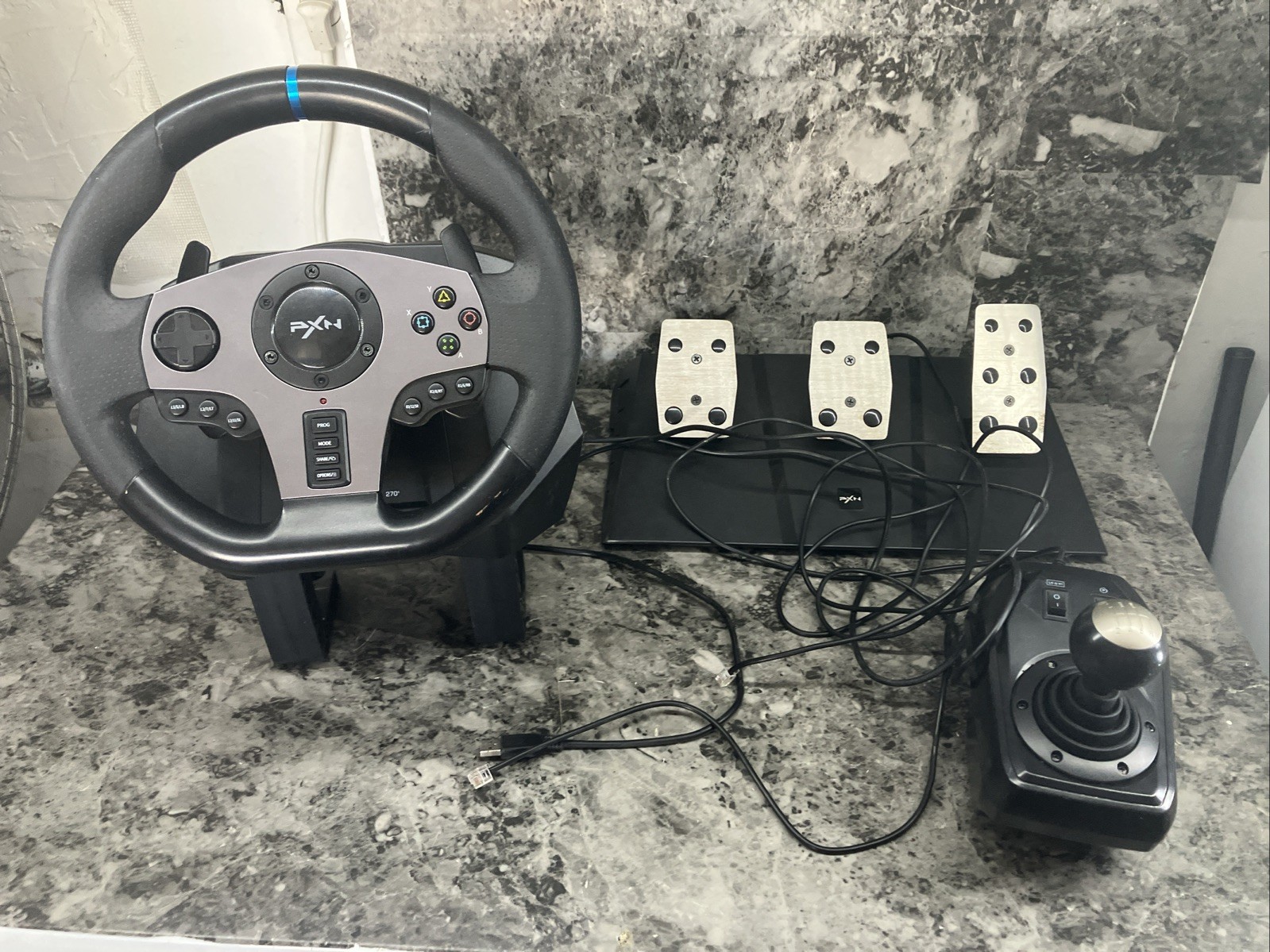 Guaranteed Work PXN V9 Gen2 Racing Wheel 270°/900° *Missing Clamps*